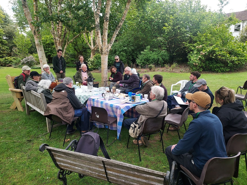 Group preparing for the tour