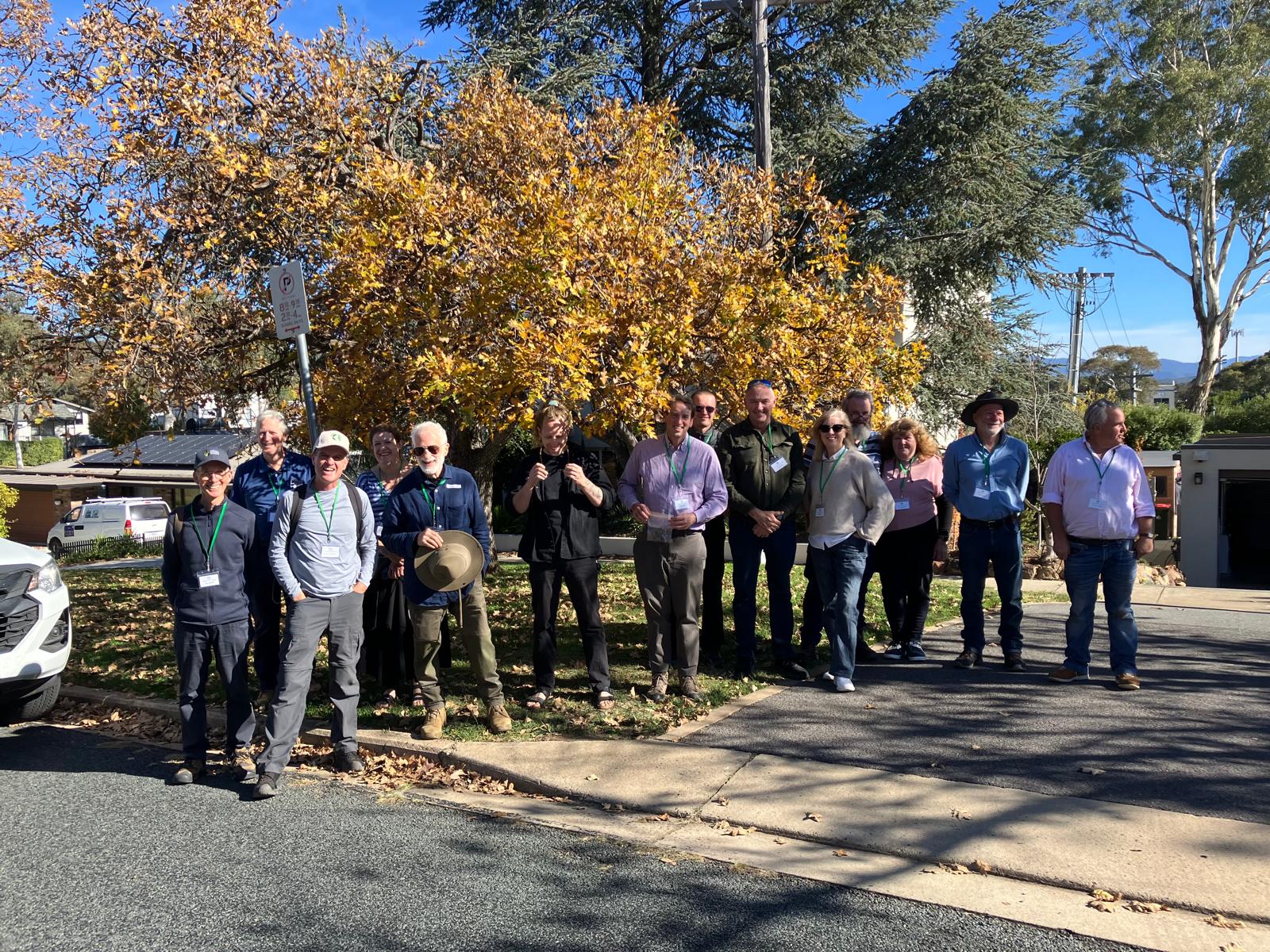 Group photo with Quercus gambelii