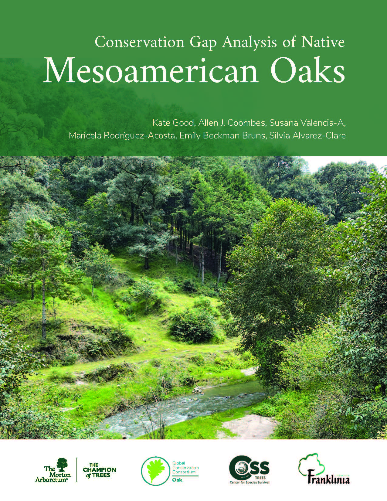 Conservation gap analysis or Mesoamerican oaks