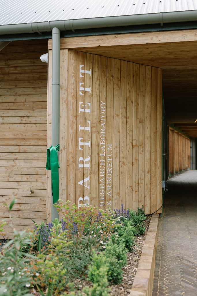The entrance to the new facility