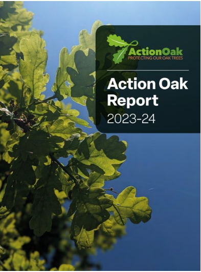 Cover of Action Oak 2023-24 Annual Report