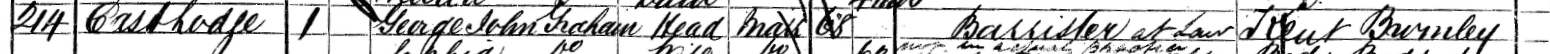 Detail of census record