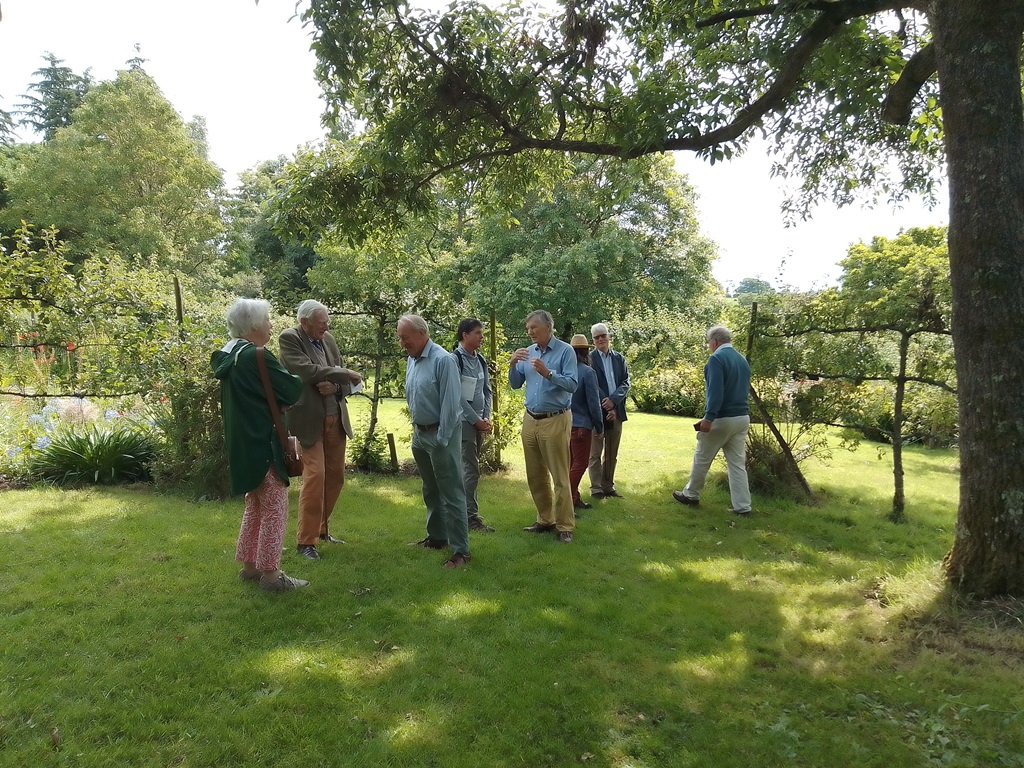 Participant discuss oak identification during the Oak Study Day