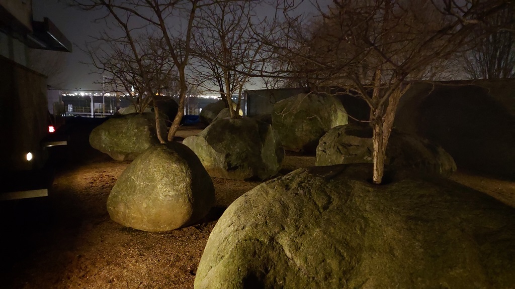 Garden of Stones at night