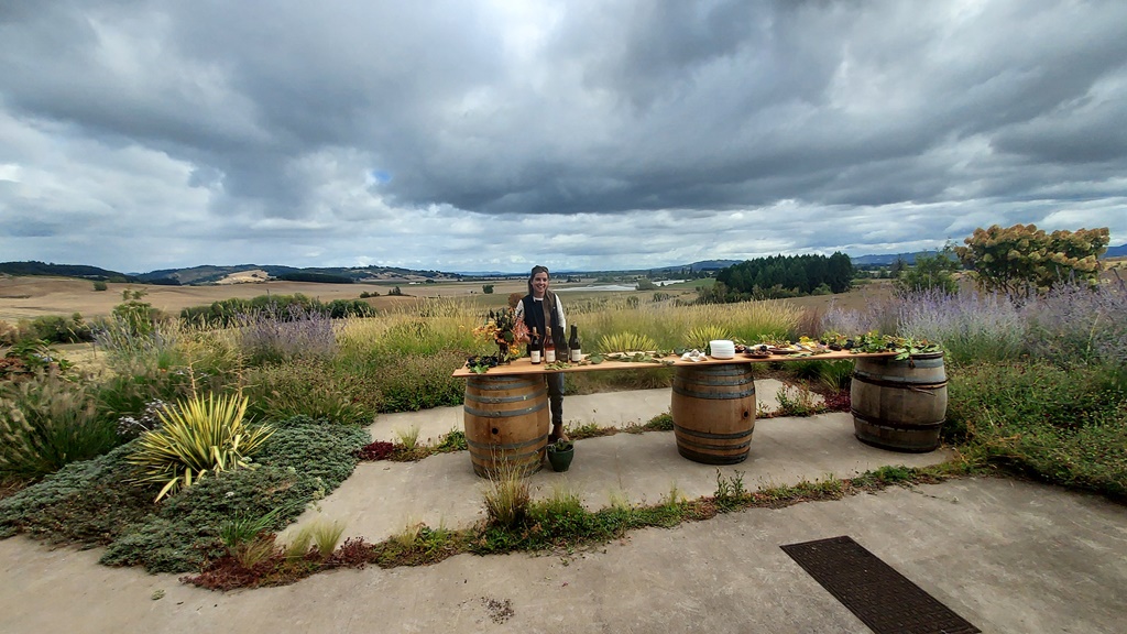 Wine tasting at Mark and Jolly Krautmann's place