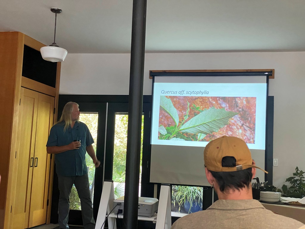 Adam Black presenting at Cistus Nursery