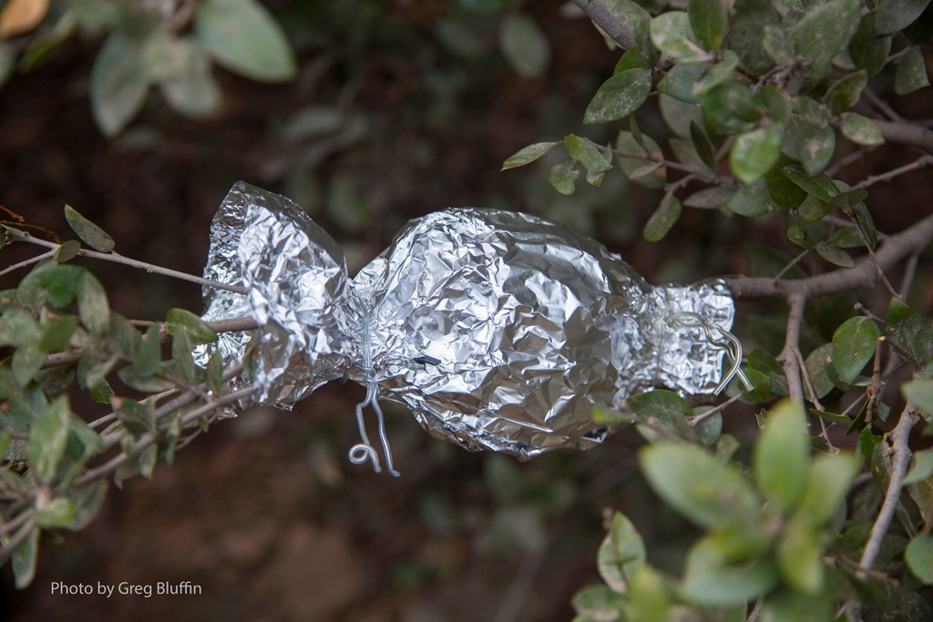 Aluminium foil covering