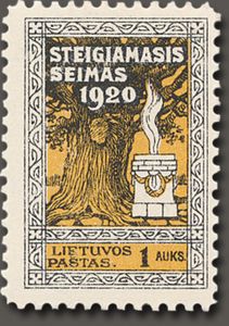 Sacred oak Lithuania