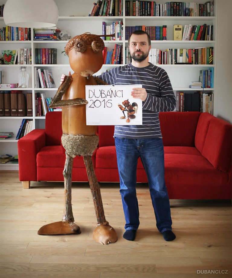 Artist and acorn elf