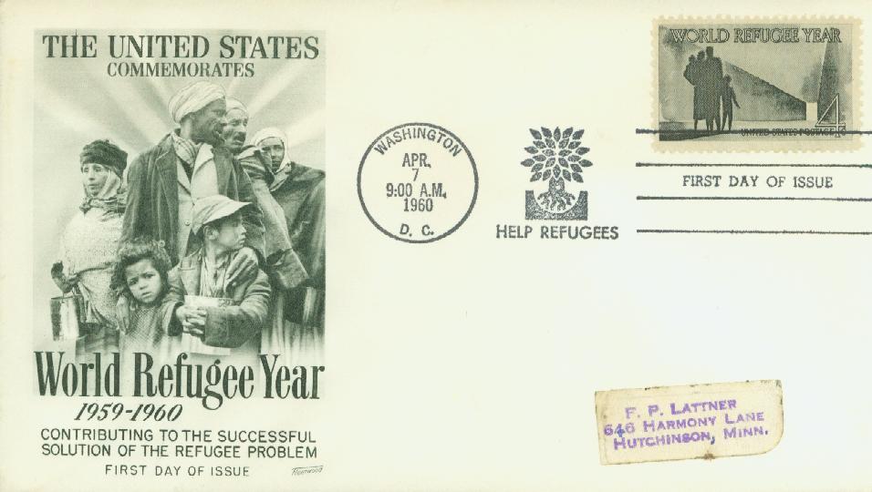US FDC of WRY  stamp