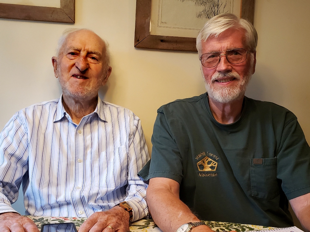 Herny Eilers and the author, November 2024