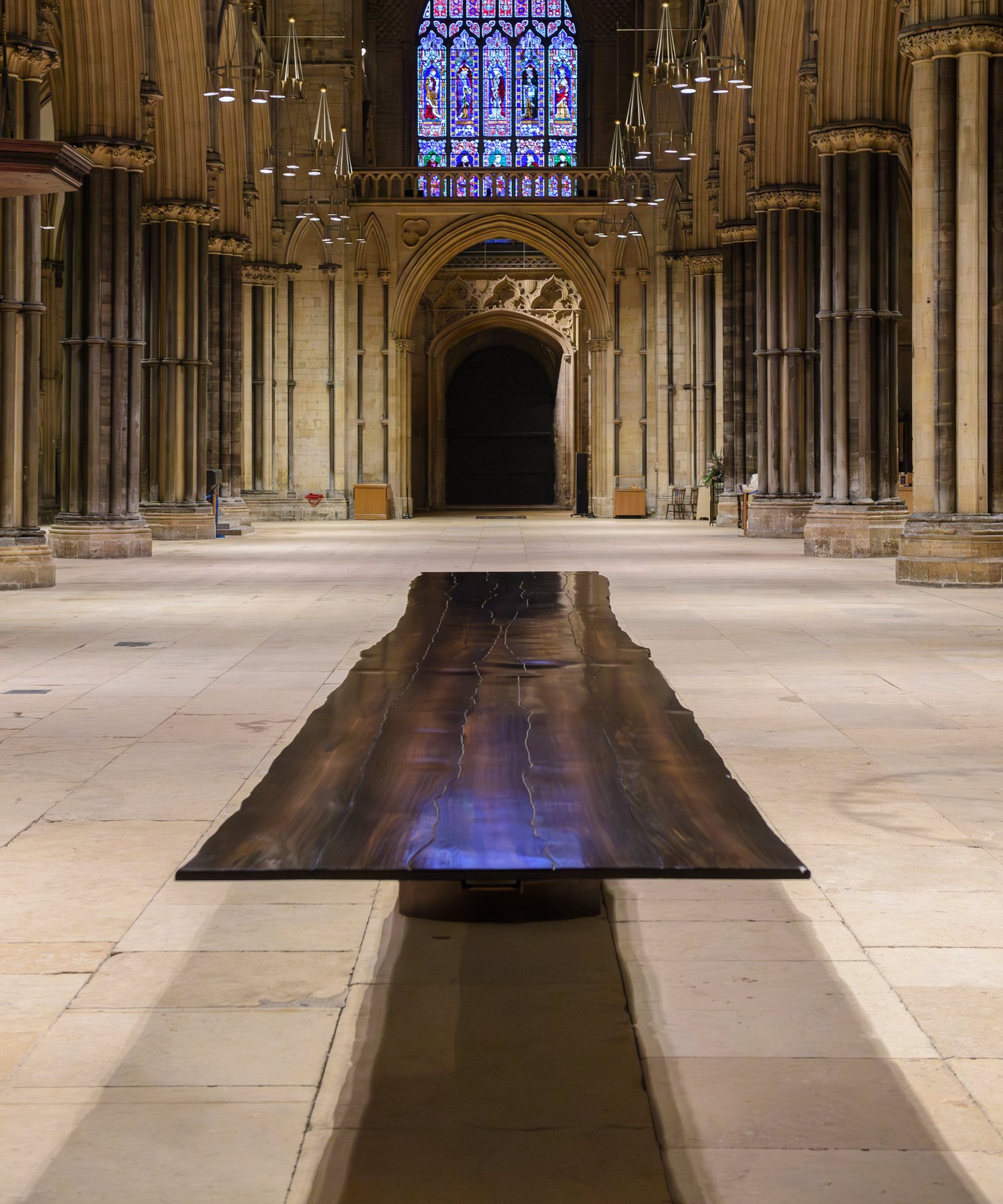 Table made of bog oak