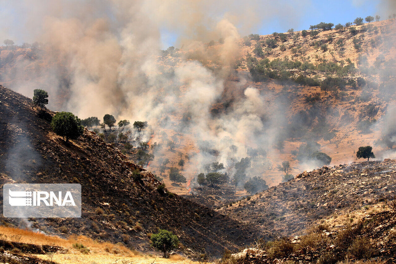 Fire in the Zagros Mountains