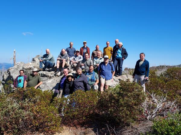 Tour Participants on Fiddler Peak