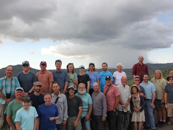 The group at the TX-118 Roadside Park Scenic Overlook north of Fort Davis © Bent Moon img_6051.jpg