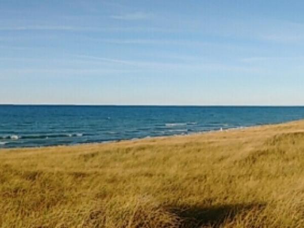 View of Lake Michigan, New Buffalo, MI - Photo: R. Cameron