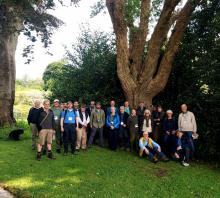 Group photo at Tregrehan